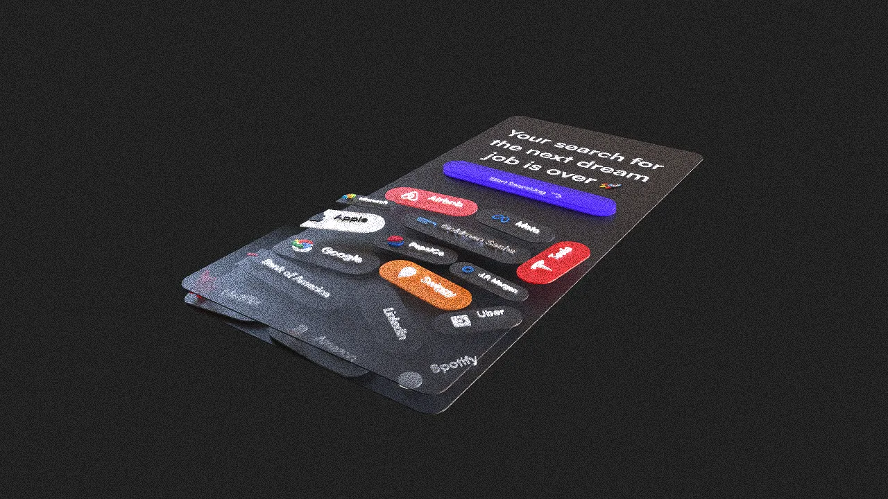 A path-traced interface frame prepared for animation export